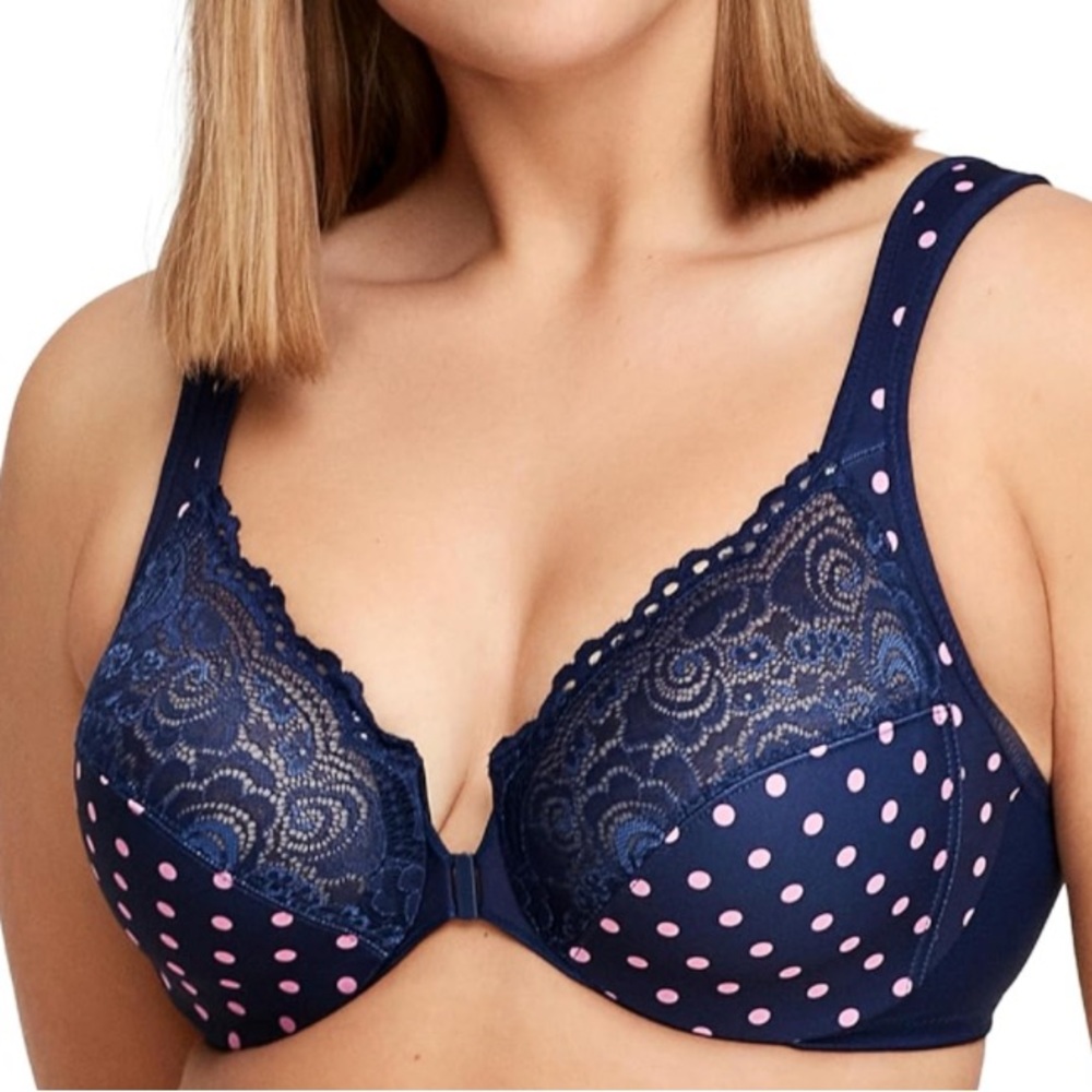 Glamorise Wonderwire Front-closure Bra Underwire 48C